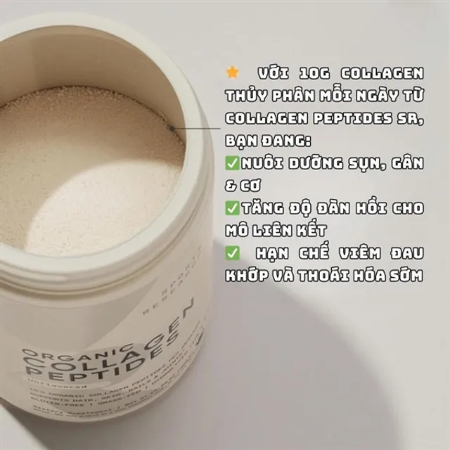 Collagen Sports Research Organic Peptides