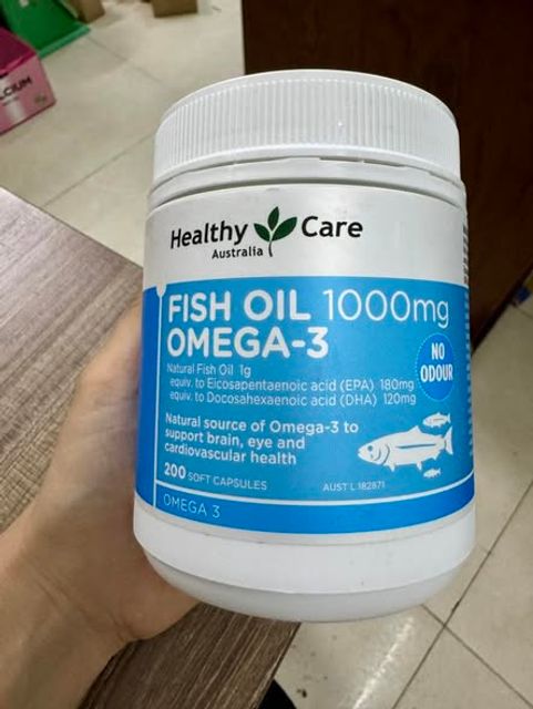 Dầu c&aacute; Healthy Care Fish Oil 1000mg