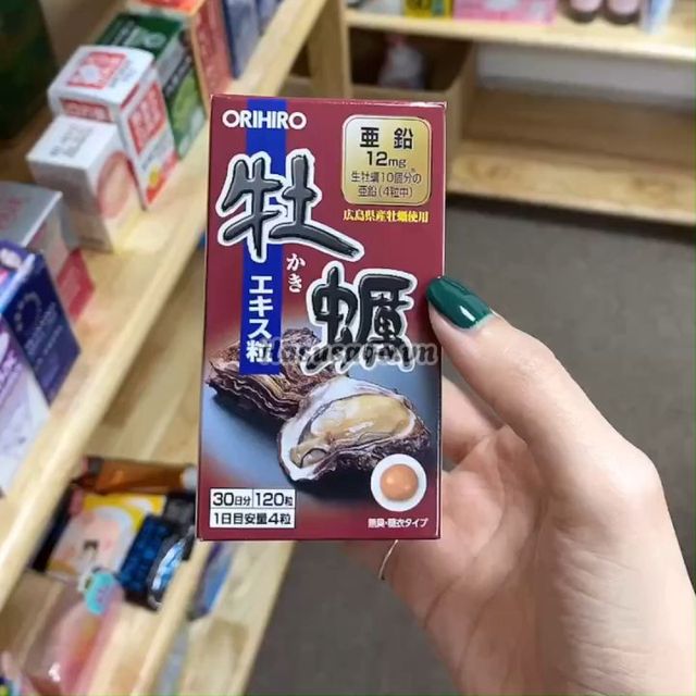 Viên tinh chất hàu tươi Orihiro Nhật Bản 120 viên - Hỗ trợ sinh lý nam giới, tăng cường sức khỏe và phong độ đàn ông - 1