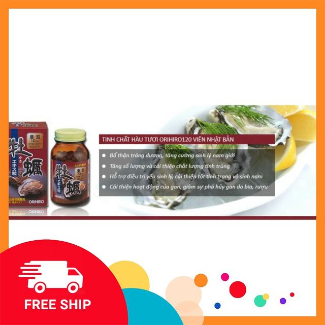 Viên tinh chất hàu tươi Orihiro Nhật Bản 120 viên - Hỗ trợ sinh lý nam giới, tăng cường sức khỏe và phong độ đàn ông - 2