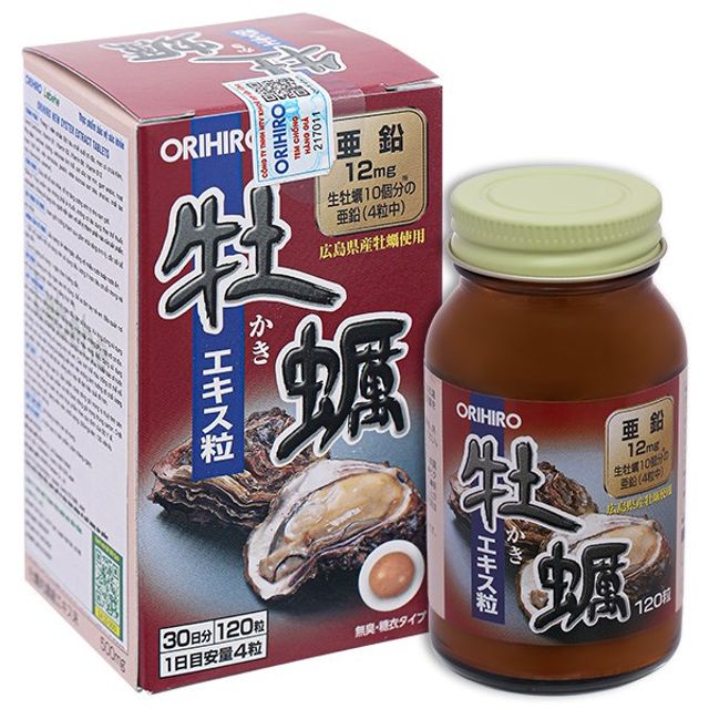 Viên tinh chất hàu tươi Orihiro Nhật Bản 120 viên - Hỗ trợ sinh lý nam giới, tăng cường sức khỏe và phong độ đàn ông - 5