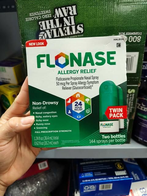 Xịt chống dị ứng Flonase Allergy Relief Nasal Spray