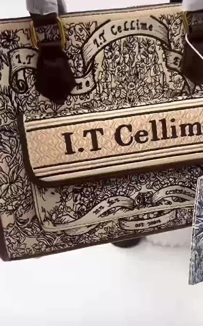 H&igrave;nh ảnh t&uacute;i x&aacute;ch C&ocirc;ng sở nhỏ I.T CELLIME n&acirc;u