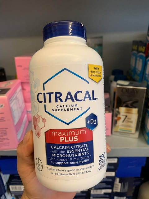 Vi&ecirc;n uống bổ sung Canxi Citracal Maximum Calcium Citrate +D3