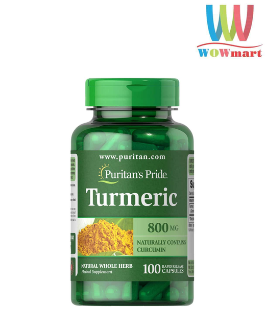 Tinh chất nghệ Puritan&rsquo;s Pride Turmeric 800mg 100 vi&ecirc;n
