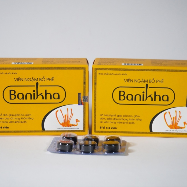 Sản phẩm Vi&ecirc;n Ngậm Bổ Phế Banikha