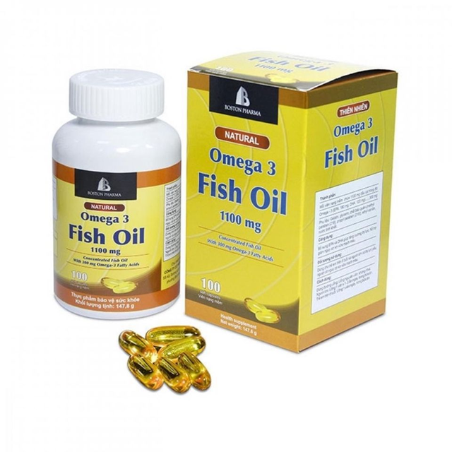 Vi&ecirc;n dầu c&aacute; Omega 3 Boston Pharma