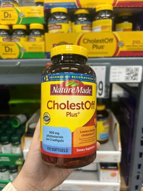 Vi&ecirc;n Giảm Cholesterol Nature Made CholesOff Plus 210v của Mỹ