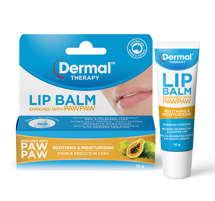 Son Dưỡng M&ocirc;i Dermal Therapy Lip Balm Paw Paw