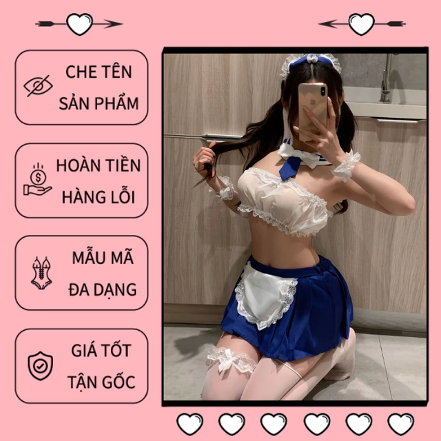 Cosplay Hầu G&aacute;i Nhật Bản Anime Xinh Gợi Cảm Dễ Thương