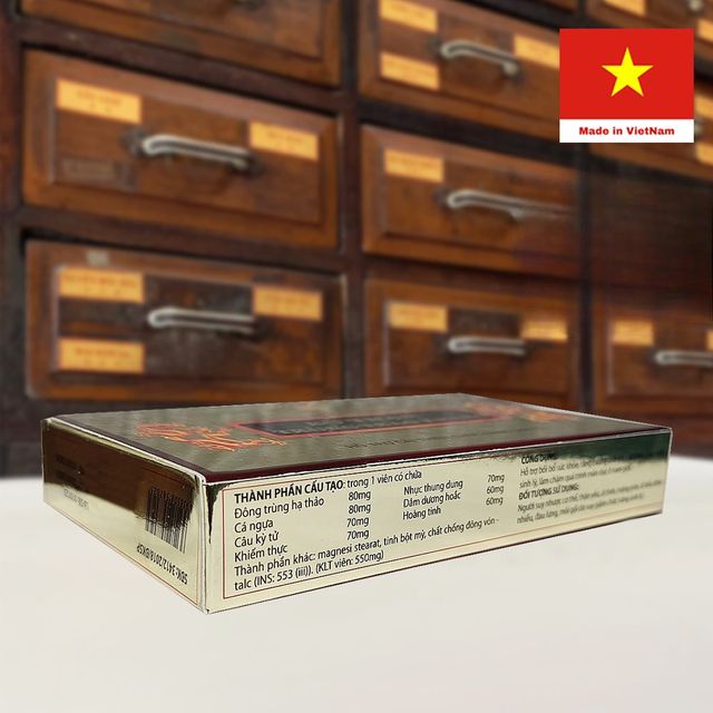 Bổ Thận Tr&ugrave;ng Thảo Khang - Hộp 10 vi&ecirc;n nang