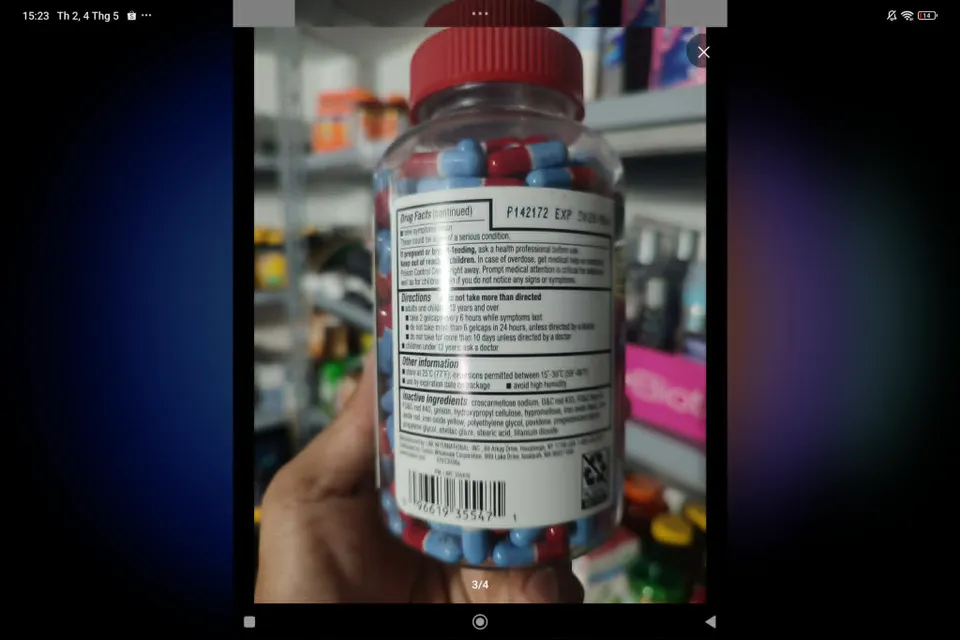 sản phẩm hỗ trợ giảm đau Kirkland Extra Strength Acetaminophen