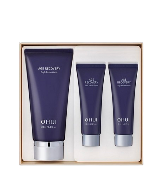 Set Sữa Rửa Mặt Ohui T&iacute;m Age Recovery Soft Amino Foam