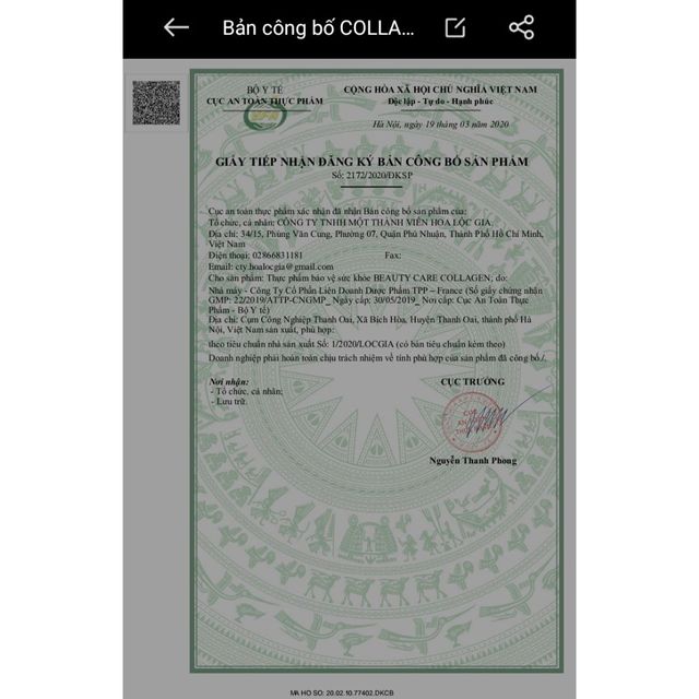Sản phẩm COLLAGEN