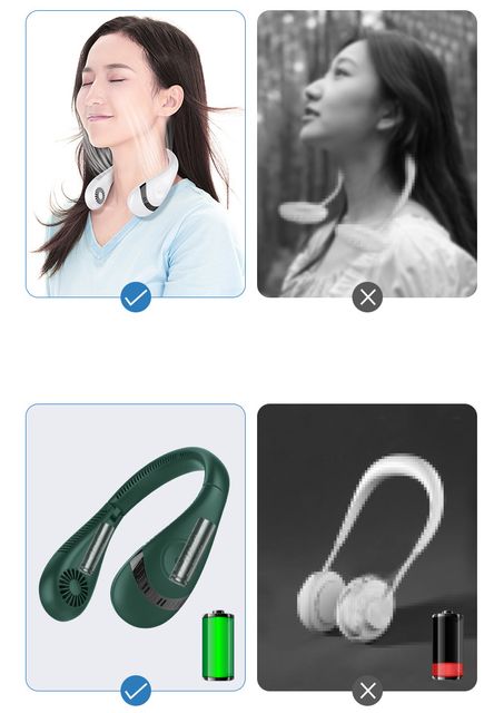 Quạt Đeo Cổ Tiện Lợi