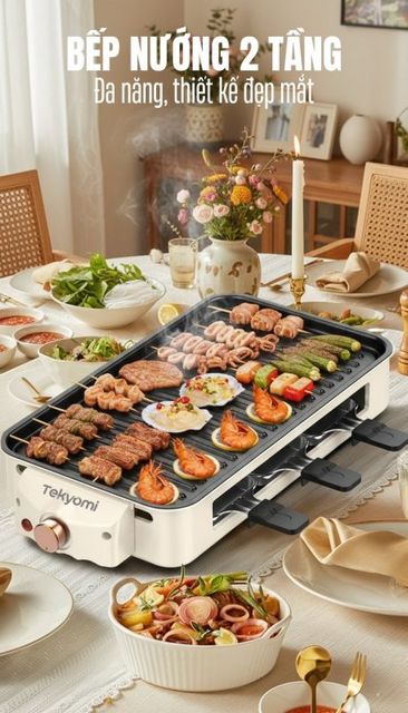 bếp nướng điện kh&ocirc;ng kh&oacute;i