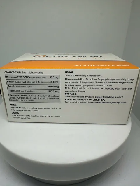 Vi&ecirc;n uống Medizym 90
