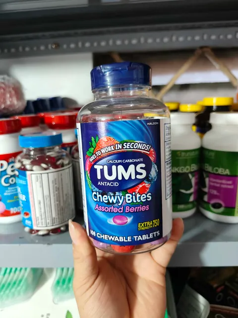 Vi&ecirc;n nhai Tums Extra Strength 750mg