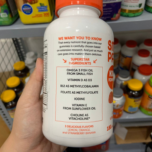 Kẹo dẻo Smarty Pants Vitamin tổng hợp của Mỹ 180 vi&ecirc;n
