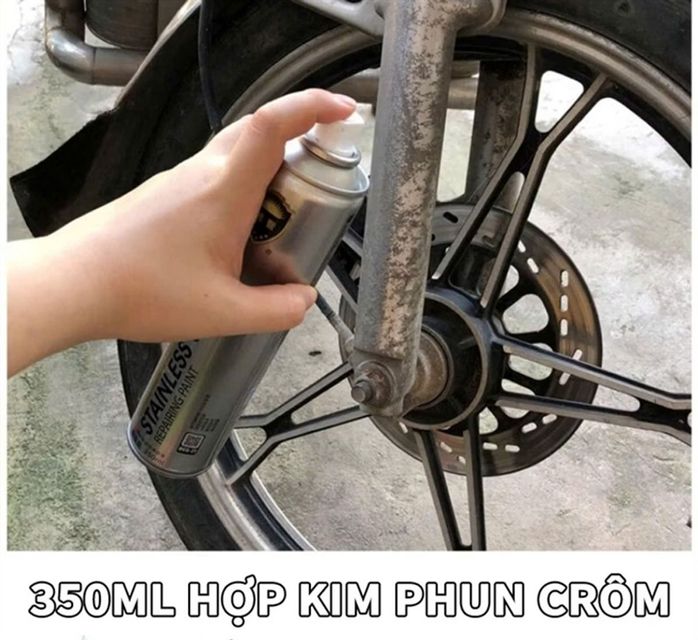 Hướng dẫn sử dụng sơn xịt mạ crom