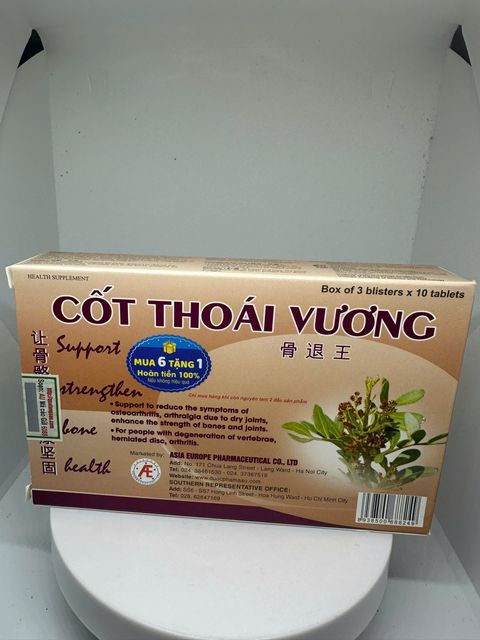 Cốt Tho&aacute;i Vương gi&uacute;p giảm tho&aacute;i h&oacute;a