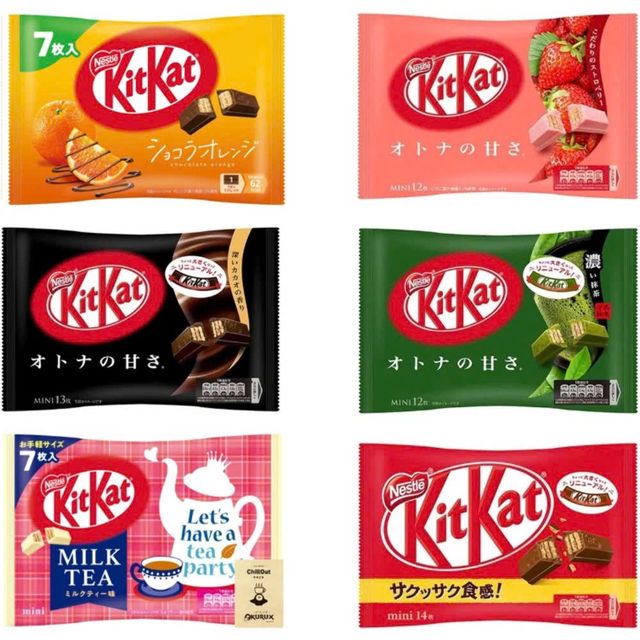 B&aacute;nh KitKat với nhiều hương vị