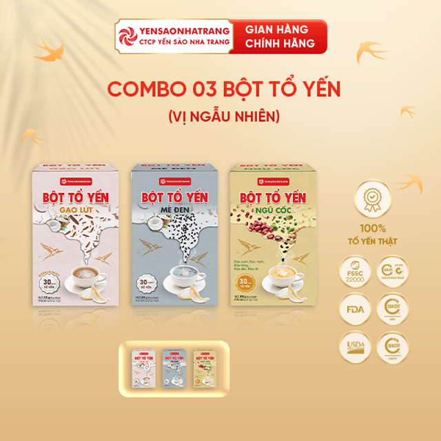 Combo 3 Bột Tổ Yến