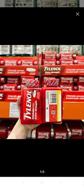 Vi&ecirc;n uống giảm đau hạ sốt Tylenol