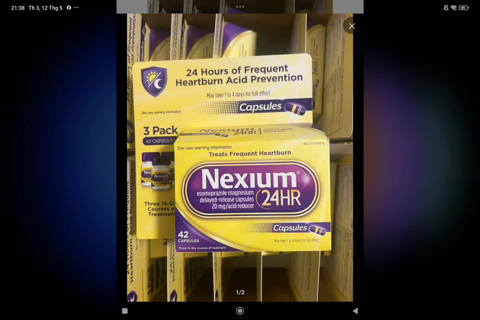 Vi&ecirc;n Uống Nexium 24hr