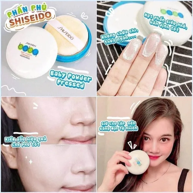 C&aacute;ch sử dụng phấn phủ dạng n&eacute;n Shiseido