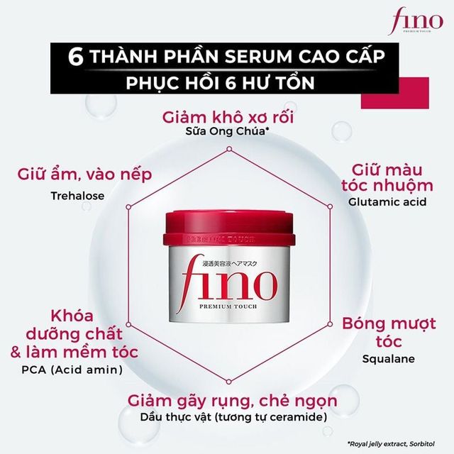 Kem ủ t&oacute;c Fino Premium Touch Shiseido 3