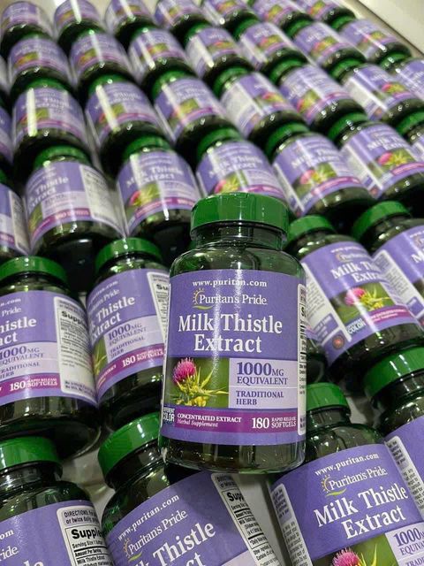 Vi&ecirc;n uống giải độc gan Milk Thistle Extract