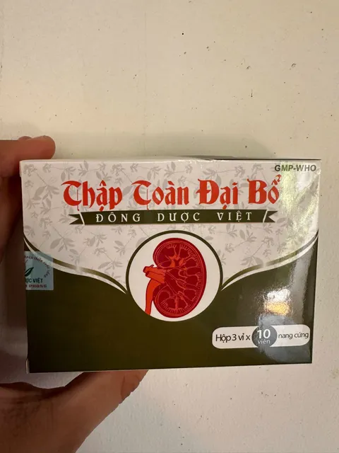 Thập To&agrave;n Đại Bổ Đ&ocirc;ng Dược Việt - Thực phẩm chức năng