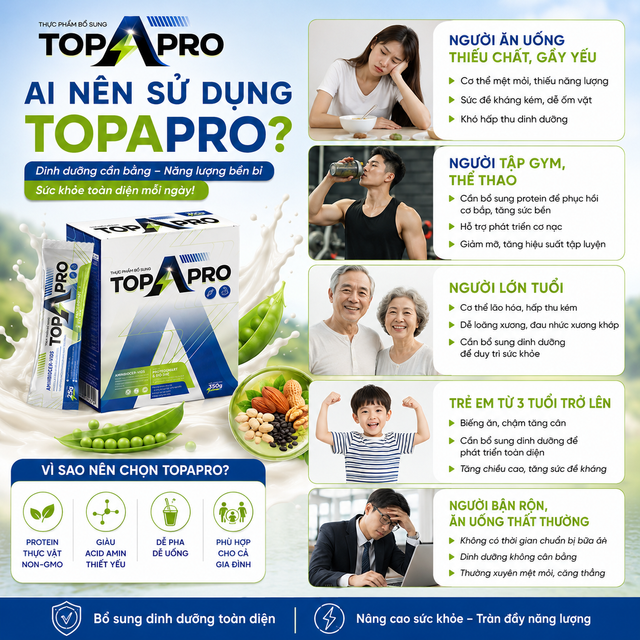 Ưu điểm sản phẩm TOPAPRO