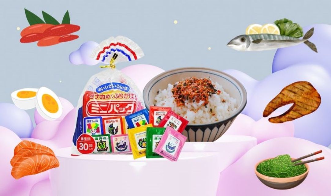 Bữa ăn hấp dẫn với Gia Vị Rắc Cơm Tanaka