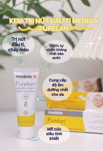 Kem B&ocirc;i Nứt Đầu Ti Medela Purelan Chất lượng