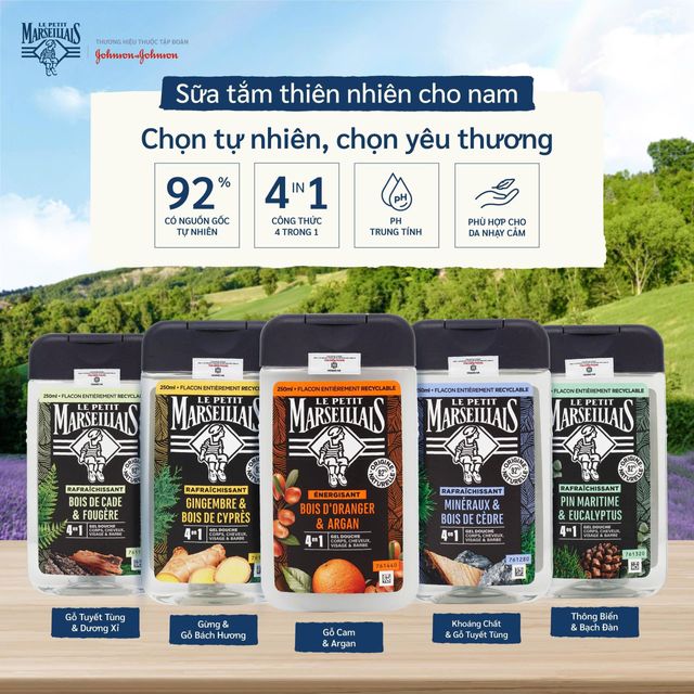 Sữa Tắm Nam Le Petit Marseillais
