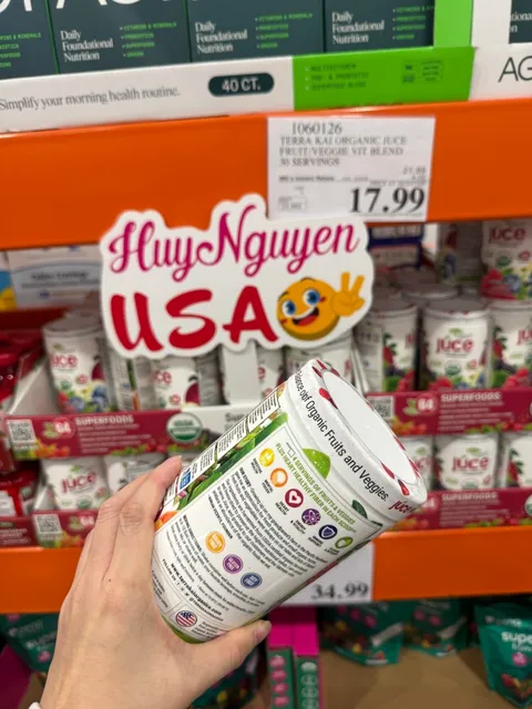 Bột tr&aacute;i c&acirc;y v&agrave; rau củ Terra Kai Organics