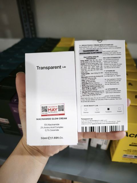 Kem dưỡng s&aacute;ng da Transparent Lab