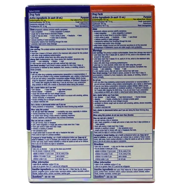 Siro cảm Vicks DayQuil & NyQuil Cold & Flu Severe