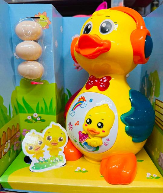 Vịt Đẻ Trứng C&oacute; Nhạc V&agrave; Đ&egrave;n Funny Duck