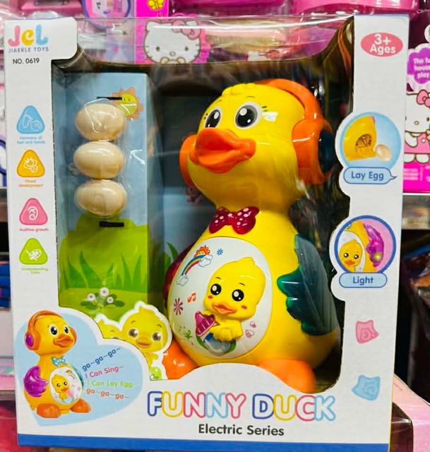Vịt Đẻ Trứng C&oacute; Nhạc V&agrave; Đ&egrave;n Funny Duck