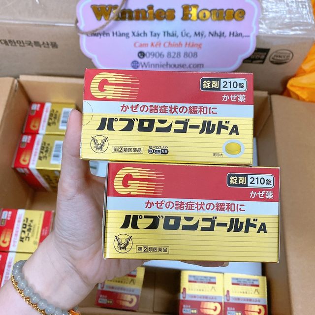 Vi&ecirc;n Uống Cảm C&uacute;m Taisho Pabron Gold
