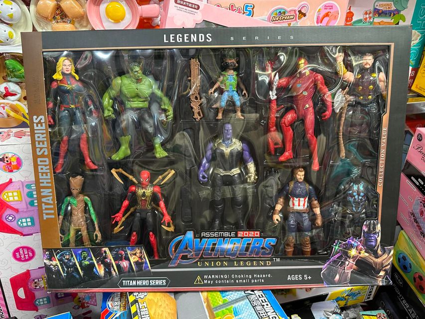 Bộ M&ocirc; H&igrave;nh Si&ecirc;u Anh H&ugrave;ng Avengers