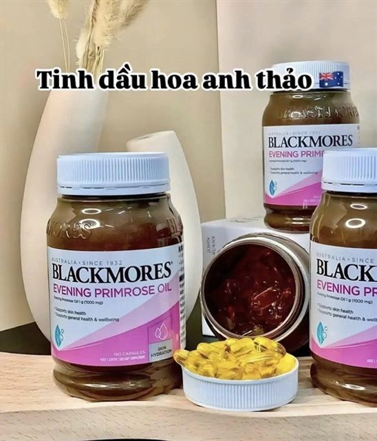 Vi&ecirc;n uống Blackmores Evening Primrose Oil 190 vi&ecirc;n