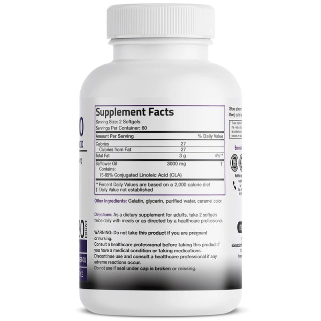 Vi&ecirc;n Uống Giảm C&acirc;n Bronson Organic CLA 3000mg