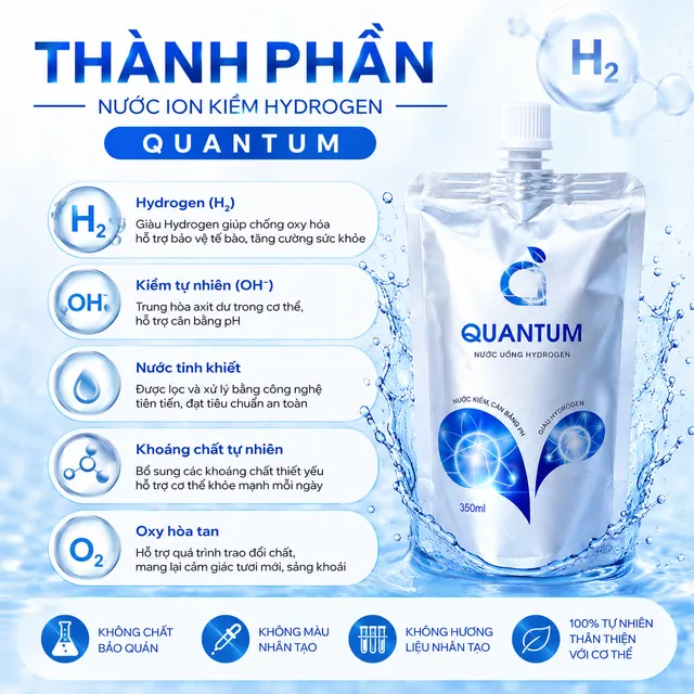 Nước Uống Hydrogen Quantum 4