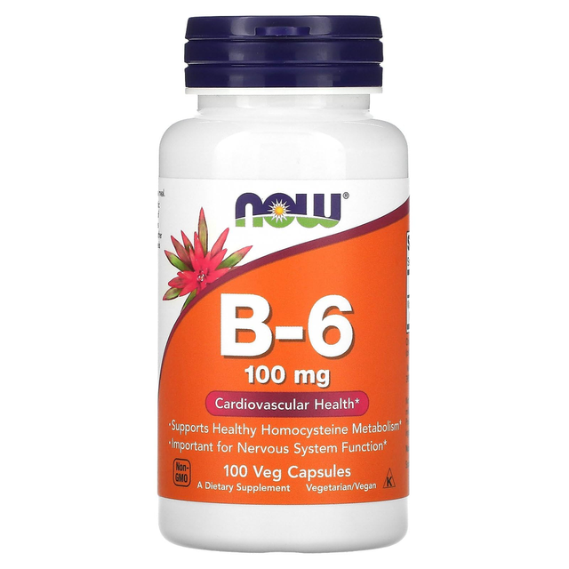 Vi&ecirc;n Uống NOW Foods Vitamin B-6