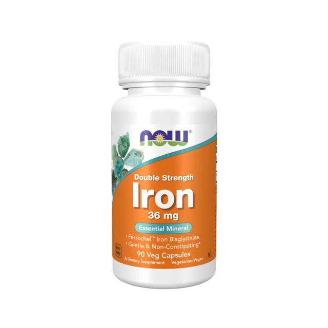 Vi&ecirc;n uống Now Double Strength IRON 36mg