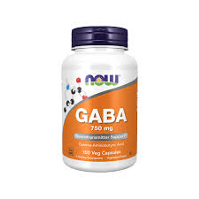 Vi&ecirc;n uống Now GABA 750mg 100 vi&ecirc;n